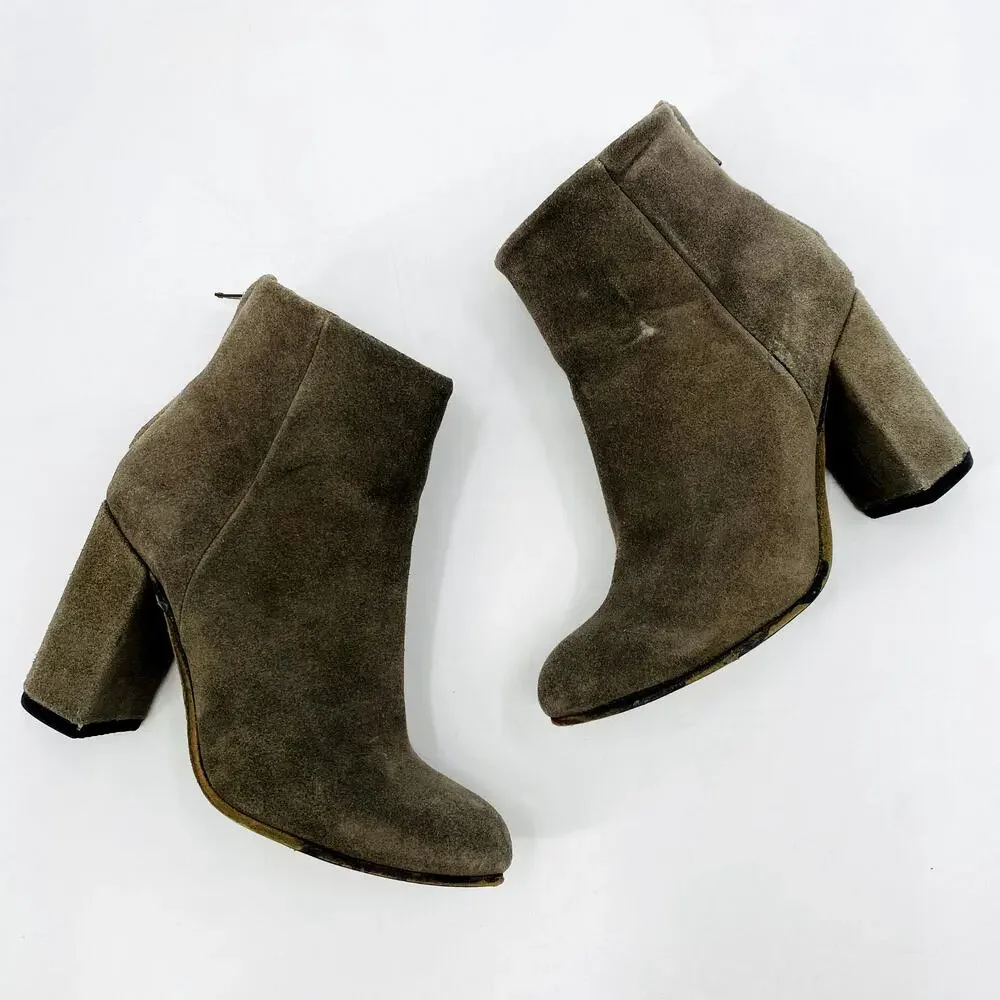 Freebird Harlo suede block heel Bootie